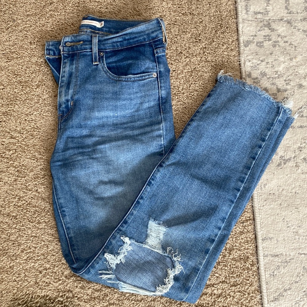 Levi’s 724 High Rise Straight Crop